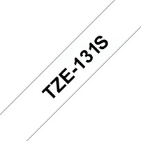 BROTHER TZE131S LAMINATO BK  TRASPARENTE