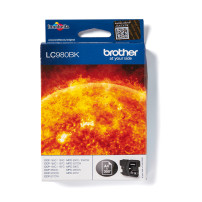 ORIGINAL Brother Cartuccia d'inchiostro nero LC980BK LC-980 ~300 Seiten