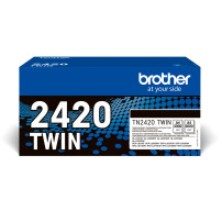 2 TONER BROTHER TN-2420 Nero 2x3000PP X HL-L2310/2350/2370/2375 DCP-L2550/2510 MFC-L2710/2750/2730