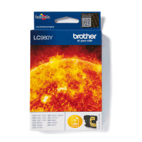 ORIGINAL Brother Cartuccia d'inchiostro giallo LC980Y LC-980 ~260 Seiten