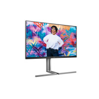 MONITOR AOC Graphic Pro LED 31.5" Wide U32U3CV IPS 3840x2160 4ms 400cd/mq 2x3WMM Reg.H PIVOT 2HDMI DP USB-C Docking Calman Ready