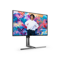 MONITOR AOC Graphic Pro LED 27" Wide U27U3CV IPS 3840x2160 4ms 400cd/mq 2x3W MM Reg.H PIVOT 2HDMI DP USB-C Docking Calman Ready