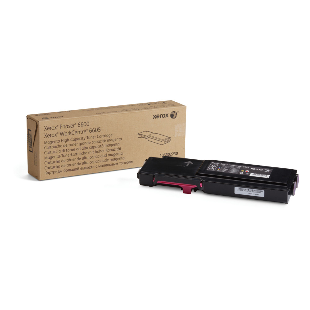 ORIGINAL Xerox toner magenta 106R02230 Phaser 6600 ~6000 Seiten alta capacitÃ