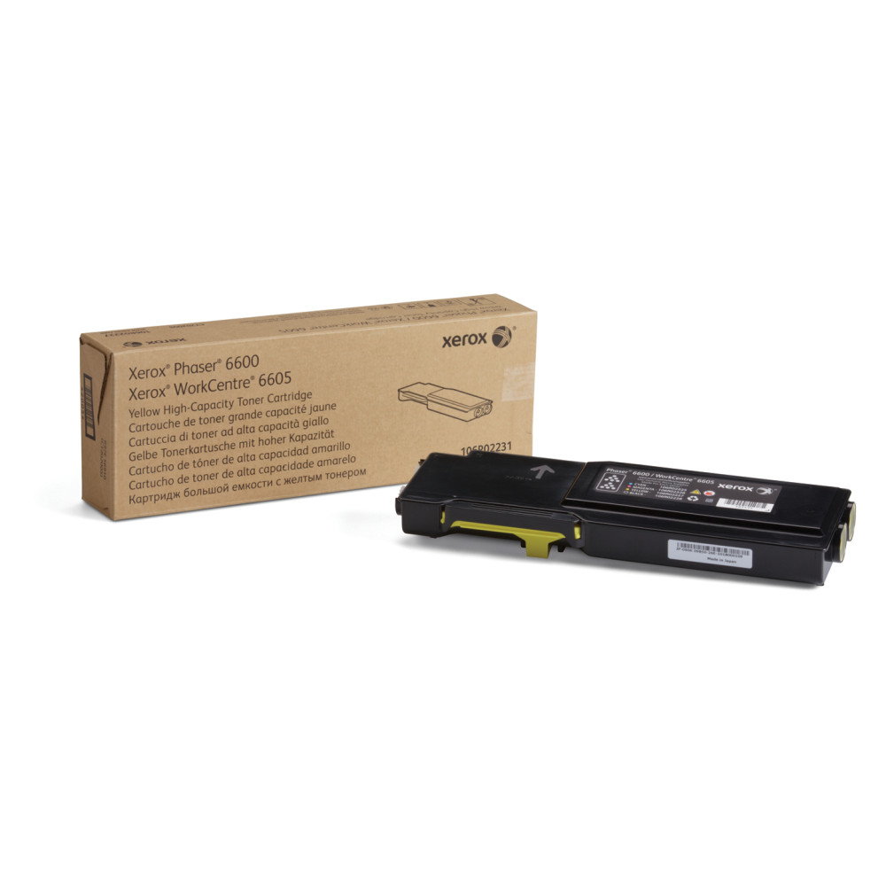 ORIGINAL Xerox toner giallo 106R02231 Phaser 6600 ~6000 Seiten alta capacitÃ