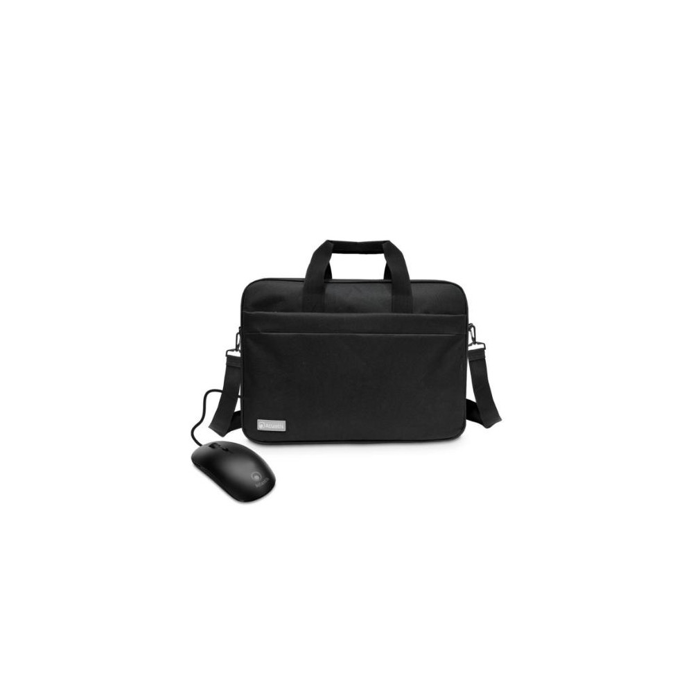 KIT ATLANTIS P004-K265-16+M BORSA x NB fino a 16" + Mouse ottico nero