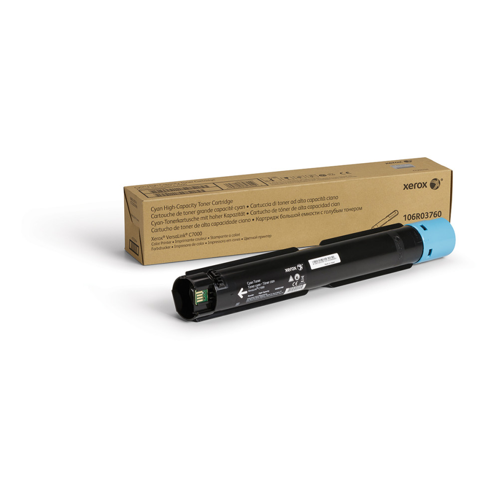 ORIGINAL Xerox toner ciano 106R03760 VersaLink C7000 ~10100 Seiten