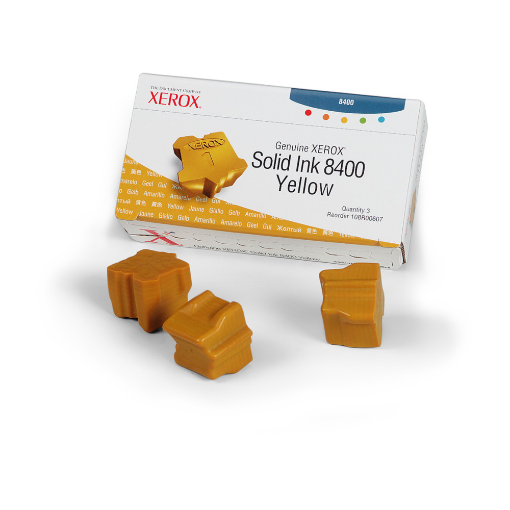 XEROX PH 8400 SOLID INK GIALLO 3PZ**