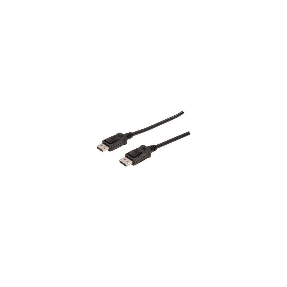 CAVO DIGITUS DISPLAYPORT 1.2 TO DP, M/M, 2MT, 4K, NERO, AK340100020S