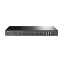 SWITCH TP-LINK TL-SG3428XF JETSTREAM 24P GIGABIT SFP + 4P 10GE SFP+, 4Gigabit RJ45 1U L2+ Managed Rack-mountable, Omada