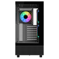 CASE ITEK SHOWBUI 42B GAMING TOWER, ATX, 3x12cm ARGB fan, 2xUSB3, TYPE-C,SYDE & FRONT PANEL TEMP GLASS - ITGCASB42B