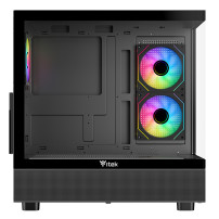 CASE ITEK SHOWBUI 42B GAMING TOWER, ATX, 3x12cm ARGB fan, 2xUSB3, TYPE-C,SYDE & FRONT PANEL TEMP GLASS - ITGCASB42B