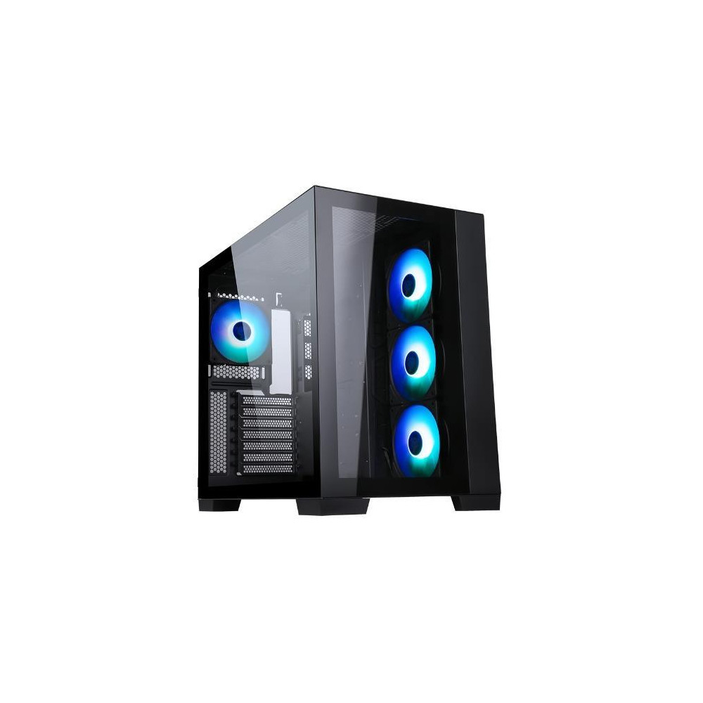 CASE ITEK TOWER "DARK CAVE" GAMING  2*USB3,1*USB-C 4*12cm fan ARGB, Trasp Wind, -  ITGCADCAGB