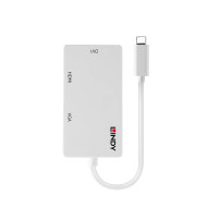 ADATTATORE LINDY USB "C" MASCHIO a HDMI, DVI o VGA 39912
