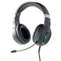 CUFFIA ITEK GAMING "H430" 7.1 VIRTUAL CON BRO, 7 COLORI LED,2x3, MIC.,CONTROLLO VOLUME, 2x3MM E USB CON ADATTATORE - ITHGH430