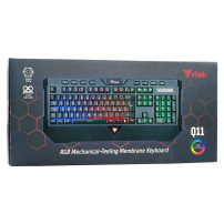 TASTIERA ITEK GAMING "Q11" MEMBRANA, RGB, MULTIMEDIALE, USB - ITKGMMQ11