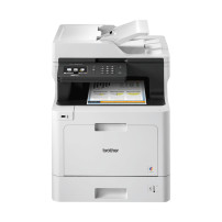 MULTIFUNZIONE BROTHER LASER COLORI MFC-L8690CDW A4 31PPM 512MB 250FF FAX DADF Single Pass DUPLEX LAN USB2.0 WiFi LCD 9.3cm
