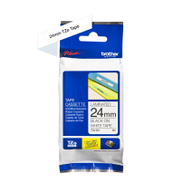 NASTRO BROTHER TZE251 Laminato 24mm Nero/Bianco