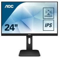 MONITOR AOC LED 23.8" Wide 24P1 IPS 1920x1080 5ms 250cd/mq 50.000.000:1 2x2W MM Reg. in H PIVOT VGA DVI HDMI DP USB