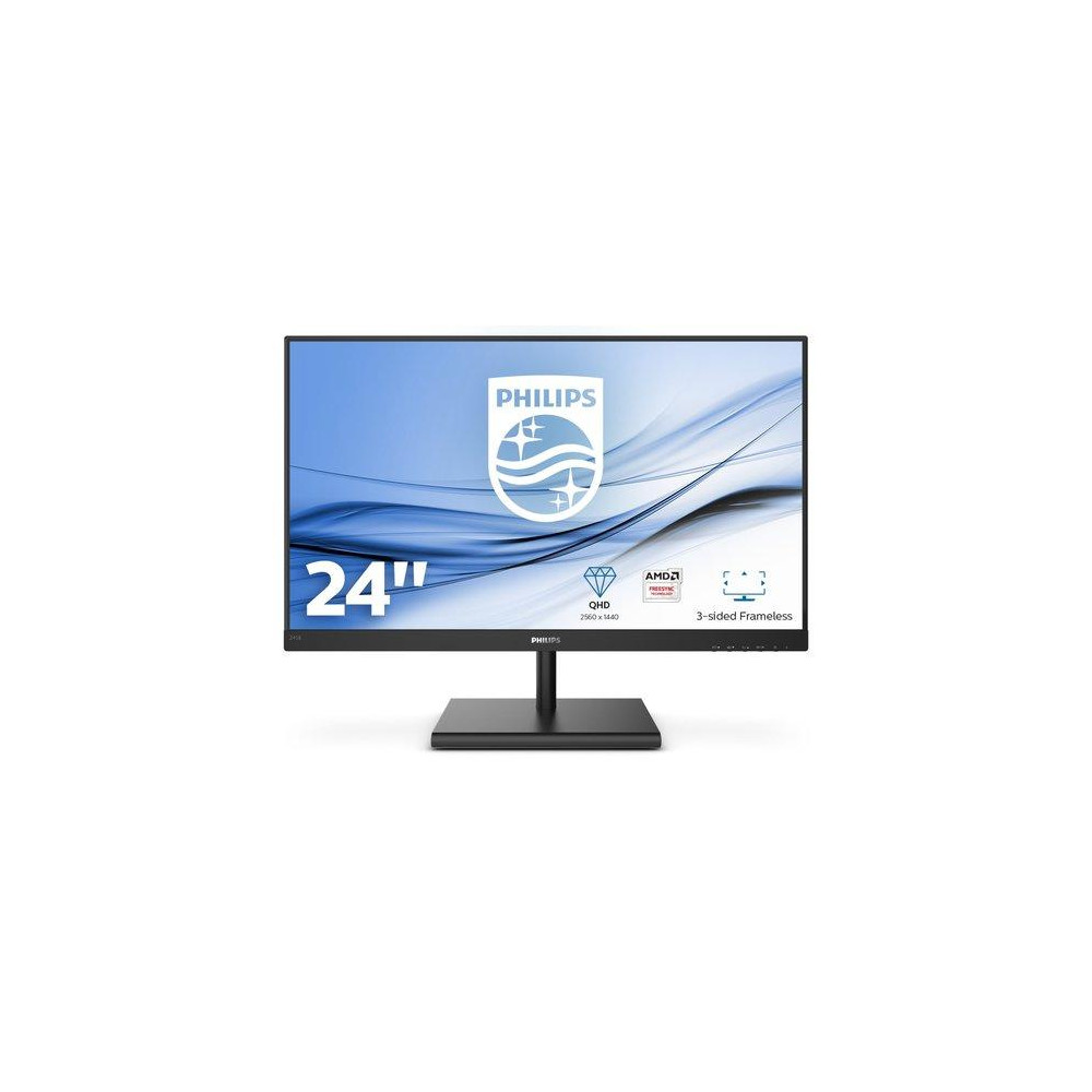 MONITOR PHILIPS LED 23.8"Wide 245E1S/00 IPS 2560x1440 4ms 250cd/mq 1.000:1 (MEGA INFINITY) VGA HDMI DP GAMING