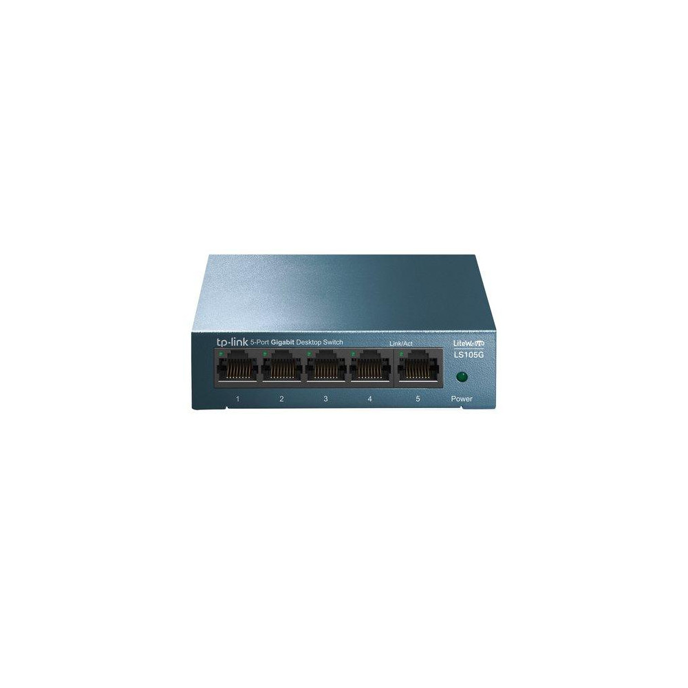 SWITCH TP-LINK LS105G 5P LAN GIGABIT SWITCH 10/100/1000Mbps RJ45 CASE METALLICO