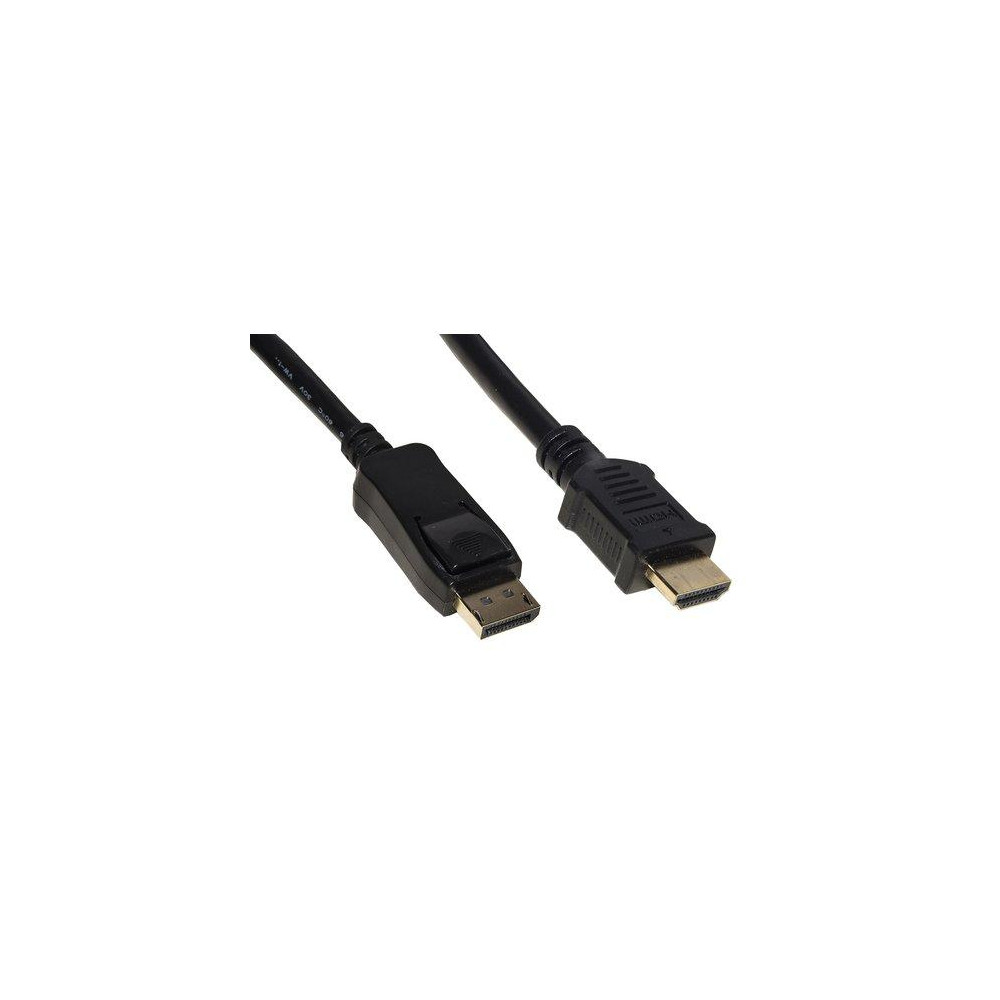 CAVO LINK DISPLAYPORT 1.2 TO HDMI 1.4, M/M, 4K, 1MT, NERO, LKCDPH10