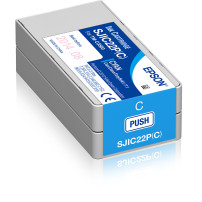 ORIGINAL Epson Cartuccia d'inchiostro ciano C33S020602 SJIC22P-C 32,5ml