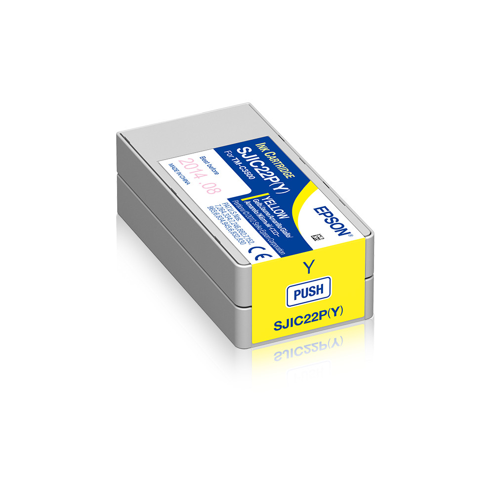 ORIGINAL Epson Cartuccia d'inchiostro giallo C33S020604 SJIC22P-Y 32,5ml