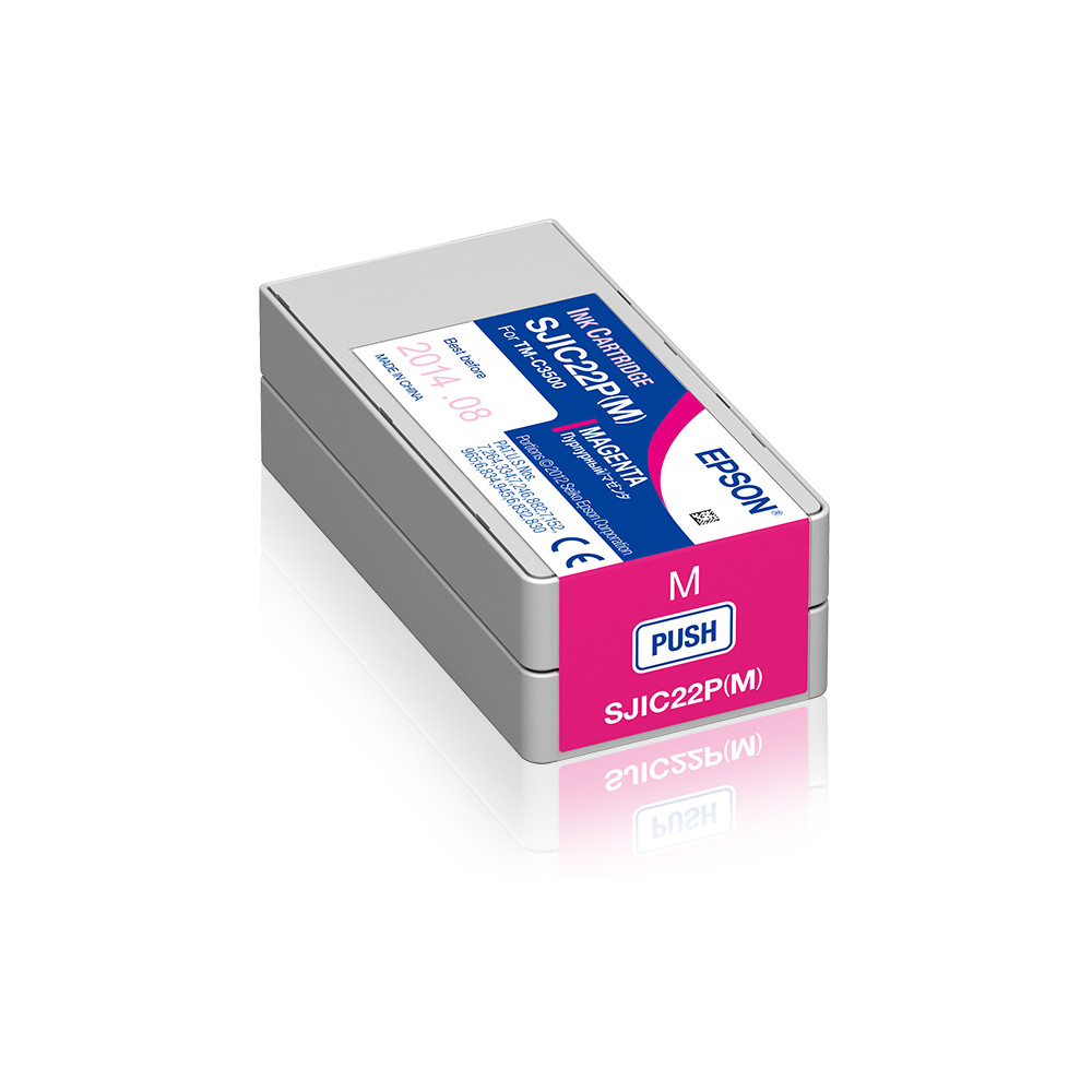 ORIGINAL Epson Cartuccia d'inchiostro magenta C33S020603 SJIC22P-M 32,5ml