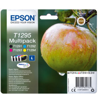 ORIGINAL Epson Multipack nero / ciano / magenta / giallo C13T12954012 T1295 ~1795 Seiten 4 cartucce d'inchiostro: T1291 + T1292 