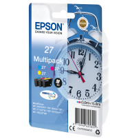 ORIGINAL Epson Multipack ciano / magenta / giallo C13T27054012 27 ~900 Seiten 3 Cartucce colore: T2702 + T2703 + T2704