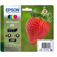 ORIGINAL Epson Multipack nero / ciano / magenta / giallo C13T29864012 29 ~715 Seiten 4 cartucce: T2981 + T2982 + T2983 + T2984