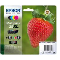 ORIGINAL Epson Multipack nero / ciano / magenta / giallo C13T29964012 29 XL ~1820 Seiten 4 cartucce: T2991 + T2992 + T2993 + T29