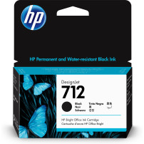ORIGINAL HP Cartuccia d'inchiostro nero 3ED70A 712 38ml