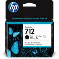 ORIGINAL HP Cartuccia d'inchiostro nero 3ED71A 712 ~450 Seiten 80ml