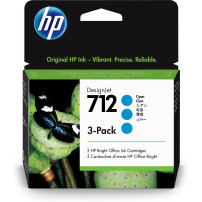 ORIGINAL HP Multipack ciano 3ED77A 712 ~1050 Seiten 87ml