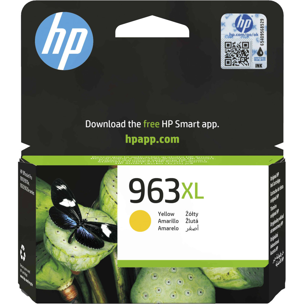 ORIGINAL HP Cartuccia d'inchiostro giallo 3JA29AE 963 XL ~1600 Seiten