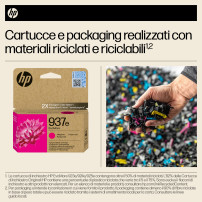 ORIGINAL HP Cartuccia d'inchiostro magenta 4S6W7NE 937e ~1650 Seiten