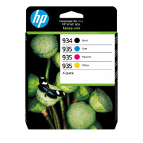 ORIGINAL HP Multipack nero / ciano / magenta / giallo 6ZC72AE 934 / 935 ~1600 Seiten
