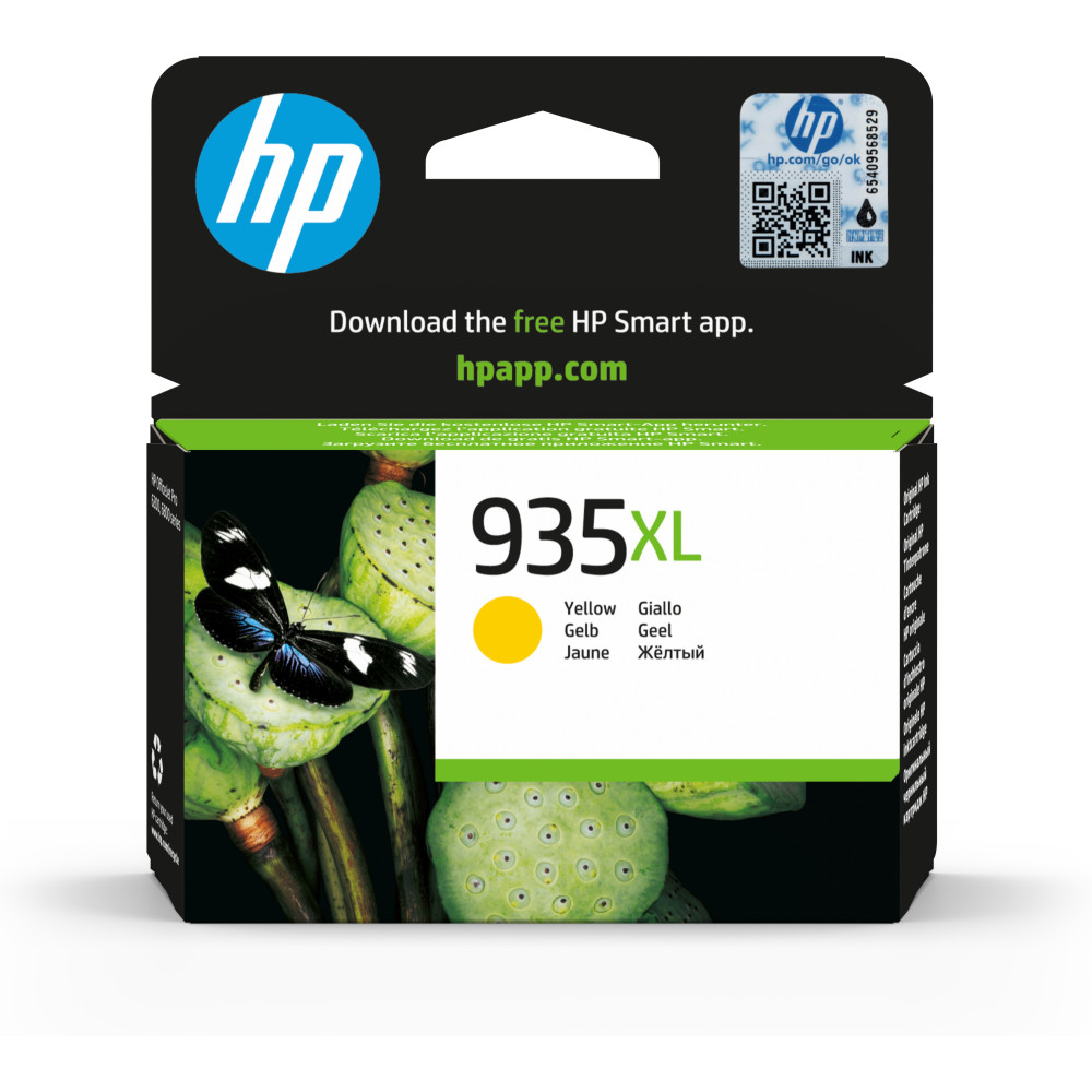 ORIGINAL HP Cartuccia d'inchiostro giallo C2P26AE 935 XL ~825 Seiten
