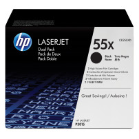 ORIGINAL HP Multipack nero CE255XD 55X ~25000 Seiten Pacco doppio