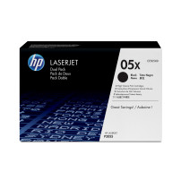 ORIGINAL HP Multipack nero CE505XD 05X ~13000 Seiten pacco con 2 pezzi Ã  6.500 p.