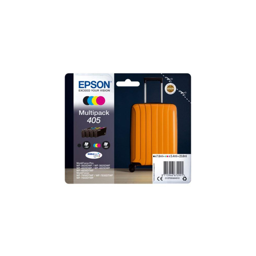 ORIGINAL Epson Multipack nero / ciano / magenta / giallo C13T05G64010 405 ~1250 Seiten