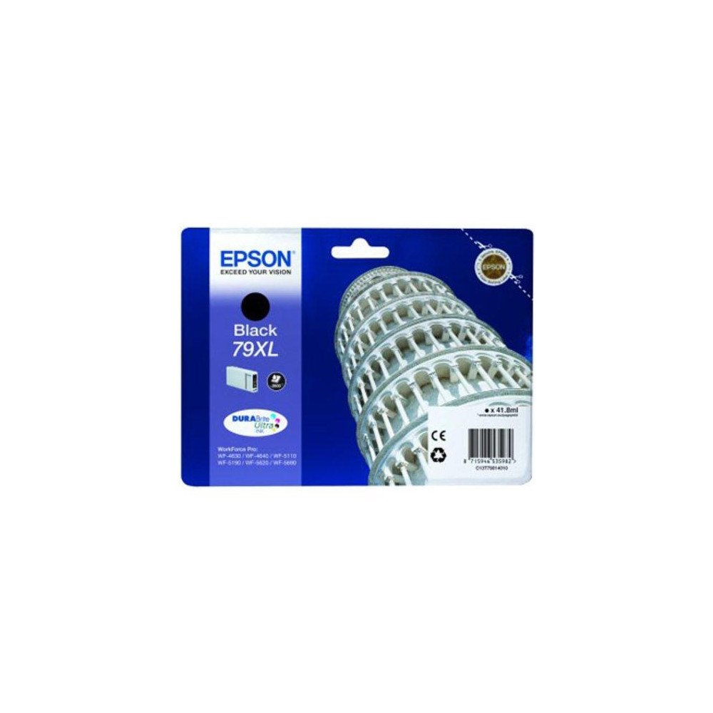 ORIGINAL Epson Cartuccia d'inchiostro nero C13T79014010 79 XL ~2600 Seiten 41,8ml 79XL
