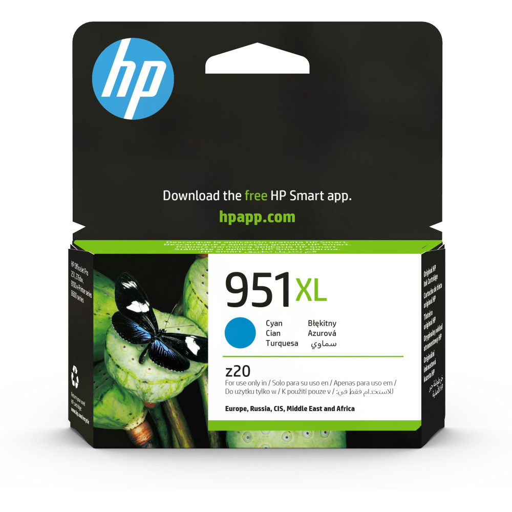 ORIGINAL HP Cartuccia d'inchiostro ciano CN046AE 951 XL ~1500 Seiten 24ml