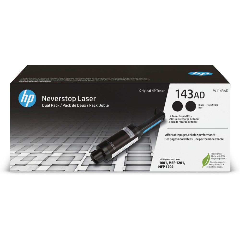 ORIGINAL HP Multipack nero W1143AD 143A ~5000 Seiten