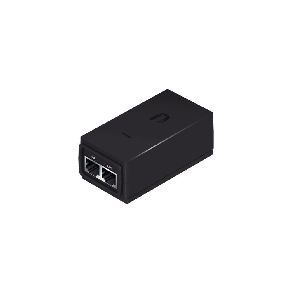 ADATTATORE POE INJECTOR UBIQUITI POE-24 POE INJECTOR,24VDC 0.5A, 12W, Gbit - POE-24-12-W-G COLORE NERO