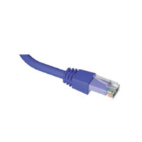 Bretella di connessione U/UTP Plug/Plug  RJ45 Categoria 6 250Mhz lunghezza 5m, 26 AWG, LSHF/LSZH IEC 332.1 colore Blu