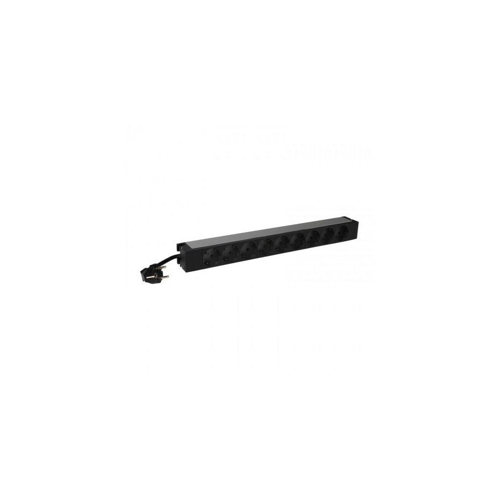 MULTIPRESA LEGRAND 19'' 9 PRESE STANDARD TEDESCO  E FISSAGGIO SENZA VITI