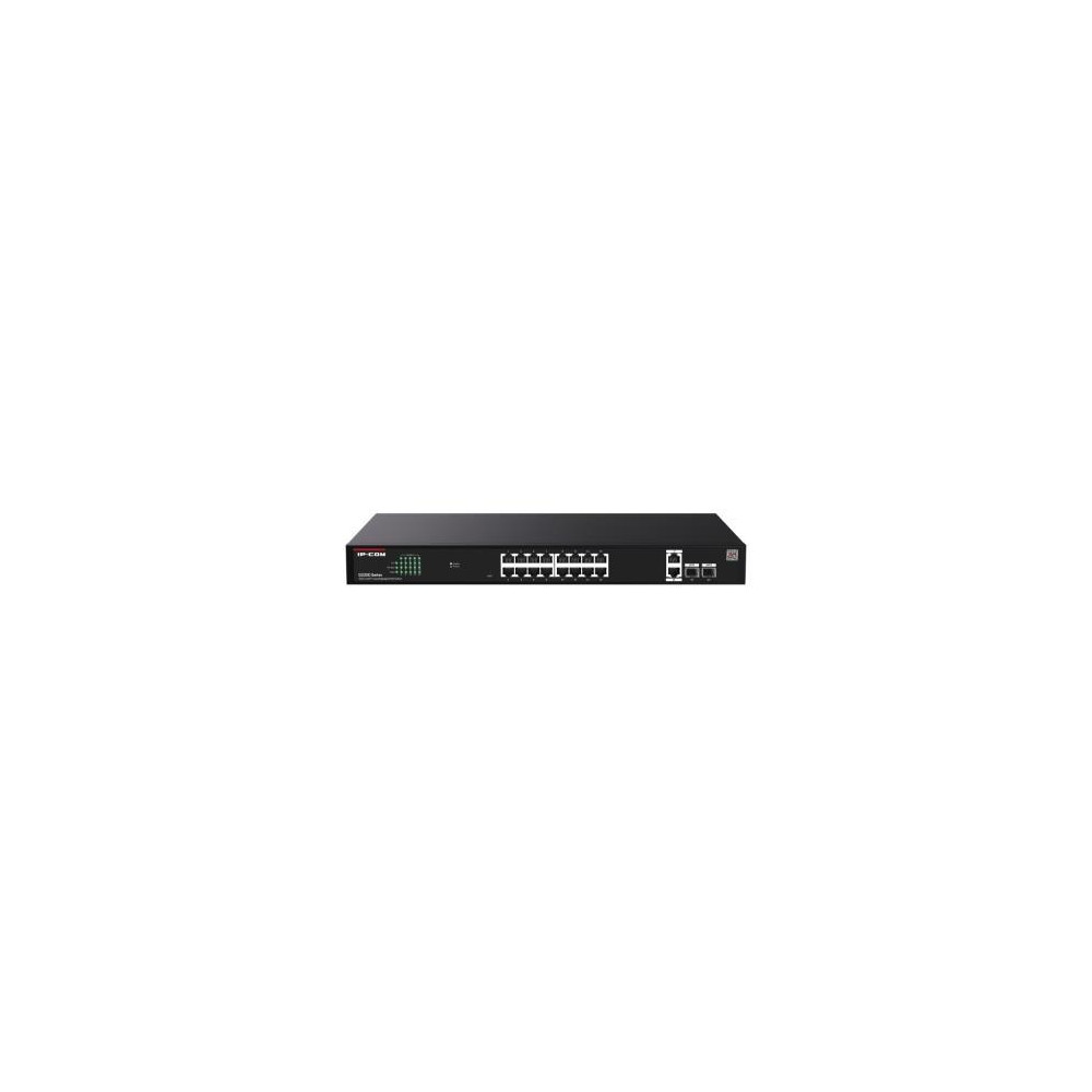 SWITCH IP-COM G2220P-16-250W 18P GIGABIT ETHERNET+2P SFP di cui 16P PoE max output per porta 30W- totale 230W CLOUD MANAGED