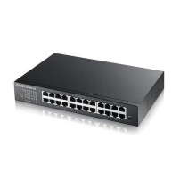 GS-1900-24E v3 - Switch Web Managed 24 porte Gigabit - Supporto IPv6, VLAN - Design senza ventole, Desktop/Rack
